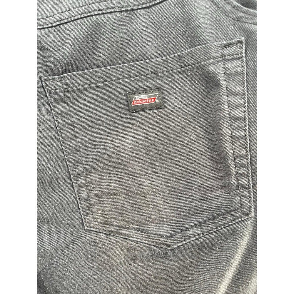 VTG Dickies Men's Black Work Shorts Size 32 Relaxed Fit Skate Workwear - Picture 3 of 7